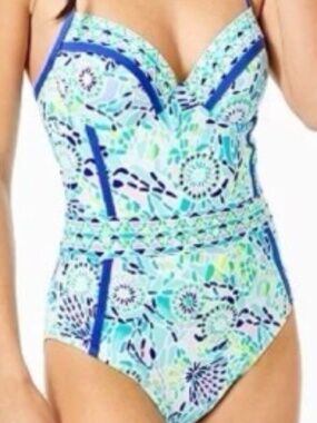 Lilly Pulitzer Women's Palma Underwire One-Piece Swimsuit  Size 6